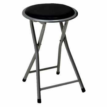 TABURETE SILLA PLEGABLE DE COCINA JARDÍN CAMPING SALÓN METAL ASIENTO ACOLCHADO